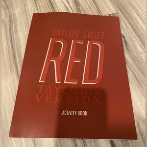RARE Taylor Swift Red Activity Book